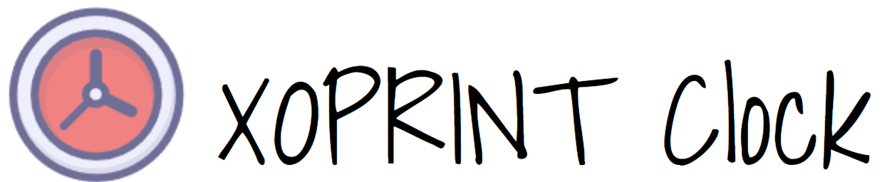 XOPRINT CLOCK